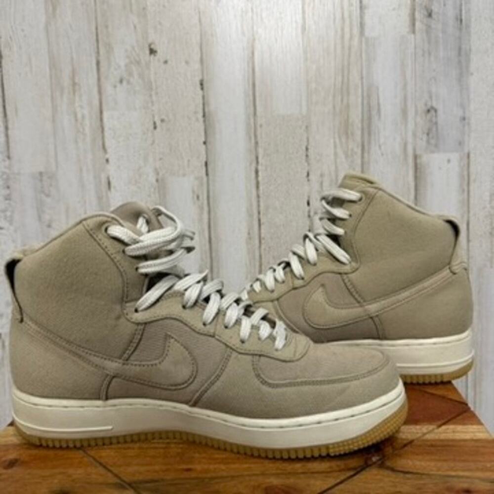 Nike Air Force 1 High Utility Men's Sneakers Khaki‎ Size 10 - Picture 6 of 8